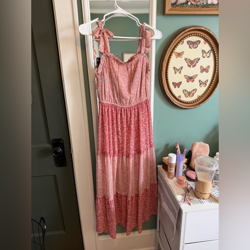 Sincerely Jules Pink Floral Maxi Dress